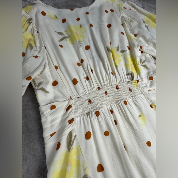 Free People Women's Dress Date Night Sunshine Size Medium‎ Spring Flowy - Picture 7 of 15